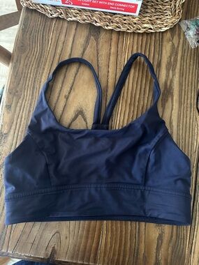 lululemon navy strappy sports bra
